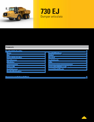 Dumper Caterpillar 730 EJ