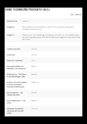 Dumper Caterpillar 730 EJ