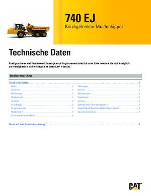 Dumper Caterpillar 740 EJ