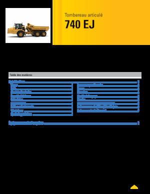 Dumper Caterpillar 740 EJ