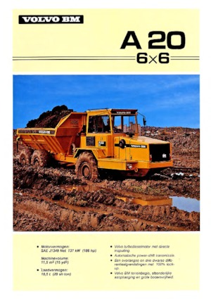 Dumper Volvo A 20 6x6