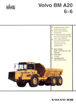 Dumper Volvo A 20 6x6