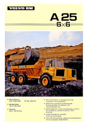 Dumper Volvo A 25 6x6