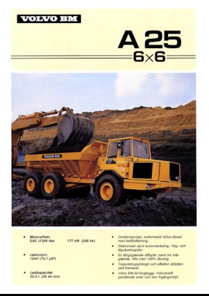 Dumper Volvo A 25 6x6