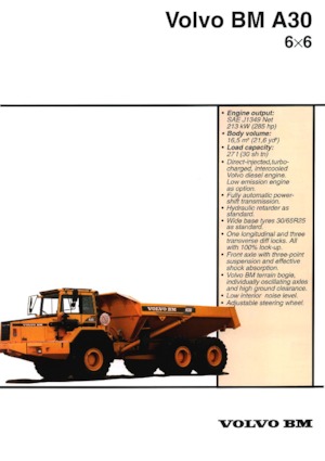 Dumper Volvo A 30  6x6