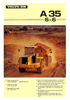 Dumper Volvo A 35 6x6