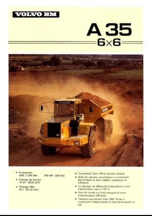 Dumper Volvo A 35 6x6
