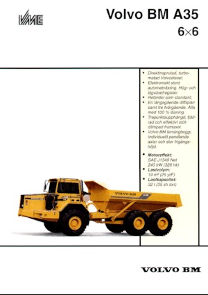 Dumper Volvo A 35 6x6