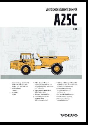 Dumper Volvo A25C 4x4