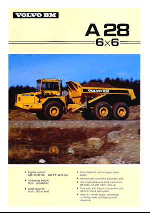 Dumper Volvo A28 (6x6)