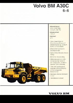 Dumper Volvo A30C 6x6
