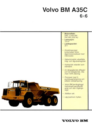 Dumper Volvo A35C 6x6