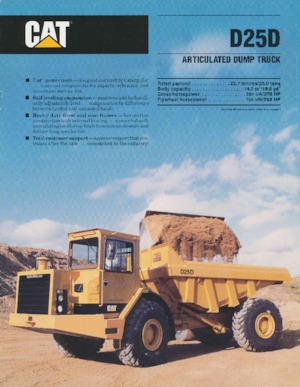 Dumper Caterpillar D 25 D