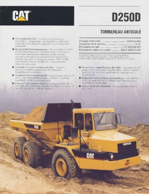 Dumper Caterpillar D 250 D
