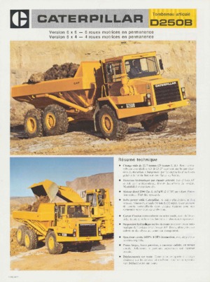 Dumper Caterpillar D250B