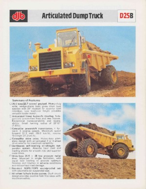 Dumper Caterpillar D25B