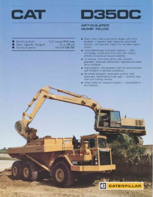 Dumper Caterpillar D350C