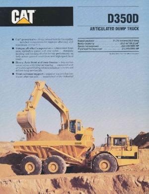 Dumper Caterpillar D350D