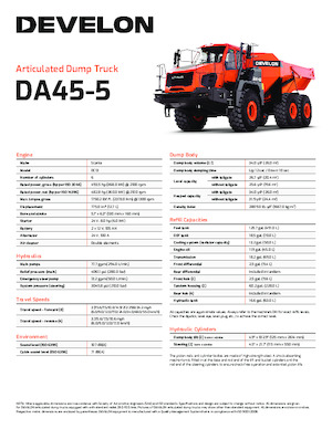 Dumper Develon DA45-5
