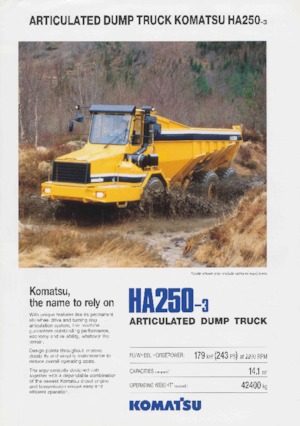 Dumper Komatsu HA250-3