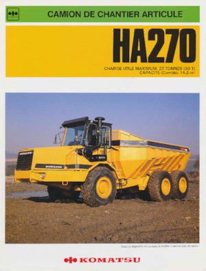 Dumper Komatsu HA270