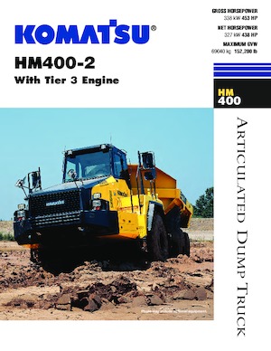 Dumper Komatsu HM400-2