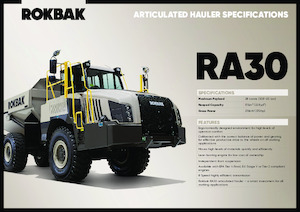 Dumper Rokbak RA30