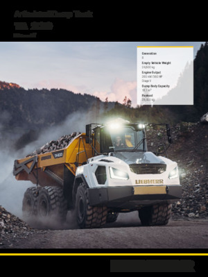 Dumper Liebherr TA 230 Litronic
