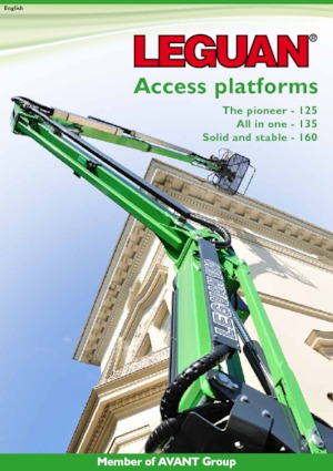 Gelenkarbeitsbühnen auf Rädern Leguan 135