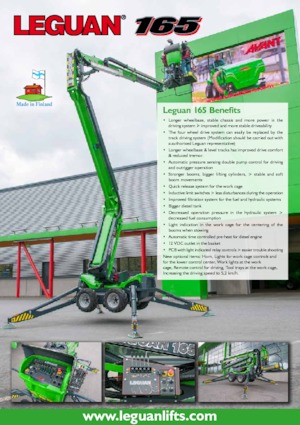 Gelenkarbeitsbühnen auf Rädern Leguan 165 