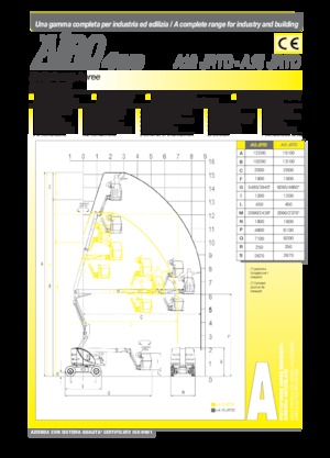 Gelenkarbeitsbühnen auf Rädern AIRO A15 JRTD