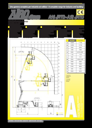 Gelenkarbeitsbühnen auf Rädern AIRO A16 JRTD