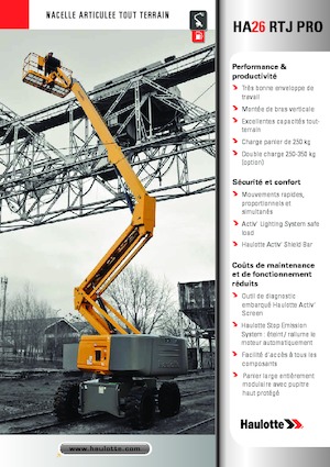 Gelenkarbeitsbühnen auf Rädern Haulotte HA26 RTJ PRO