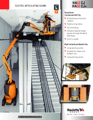 Gelenkarbeitsbühnen auf Rädern Haulotte HA32 CJ+