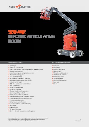 Gelenkarbeitsbühnen auf Rädern Skyjack SJ 30 ARJE