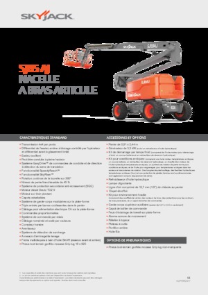 Gelenkarbeitsbühnen auf Rädern Skyjack SJ 85 AJ