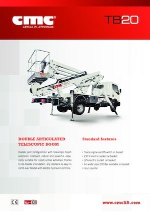 Anhänger-Gelenkarbeitsbühnen CMC TB20