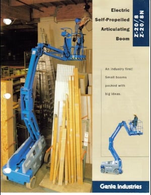 Gelenkarbeitsbühnen auf Rädern Genie Z 20/8 E