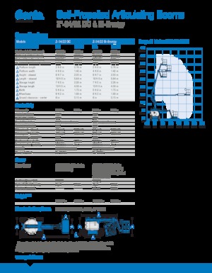 Gelenkarbeitsbühnen auf Rädern Genie Z-34/22 DC