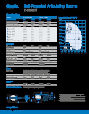 Gelenkarbeitsbühnen auf Rädern Genie Z-34/22 IC