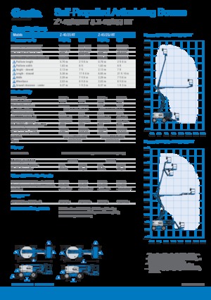 Gelenkarbeitsbühnen auf Rädern Genie Z-45/25J RT