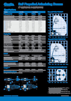 Gelenkarbeitsbühnen auf Rädern Genie Z-30/20N RJ