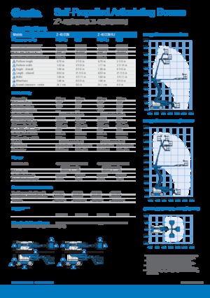 Gelenkarbeitsbühnen auf Rädern Genie Z-40/23N