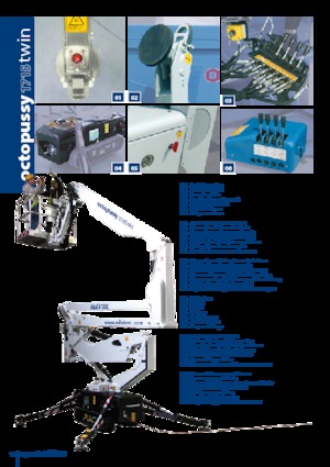 Gelenkarbeitsbühnen auf Raupen Oil & Steel Octopussy 1715 Twin
