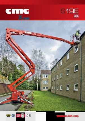 Gelenkarbeitsbühnen auf Raupen CMC S19E