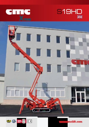 Gelenkarbeitsbühnen auf Raupen CMC S19HD