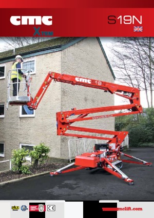 Gelenkarbeitsbühnen auf Raupen CMC S19N