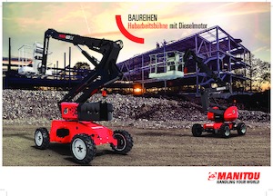 Gelenkarbeitsbühnen auf Rädern Manitou ManGo 12