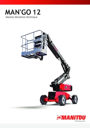 Gelenkarbeitsbühnen auf Rädern Manitou ManGo 12