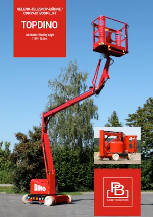 Gelenkarbeitsbühnen auf Rädern PB PB TOPDINO 126 II